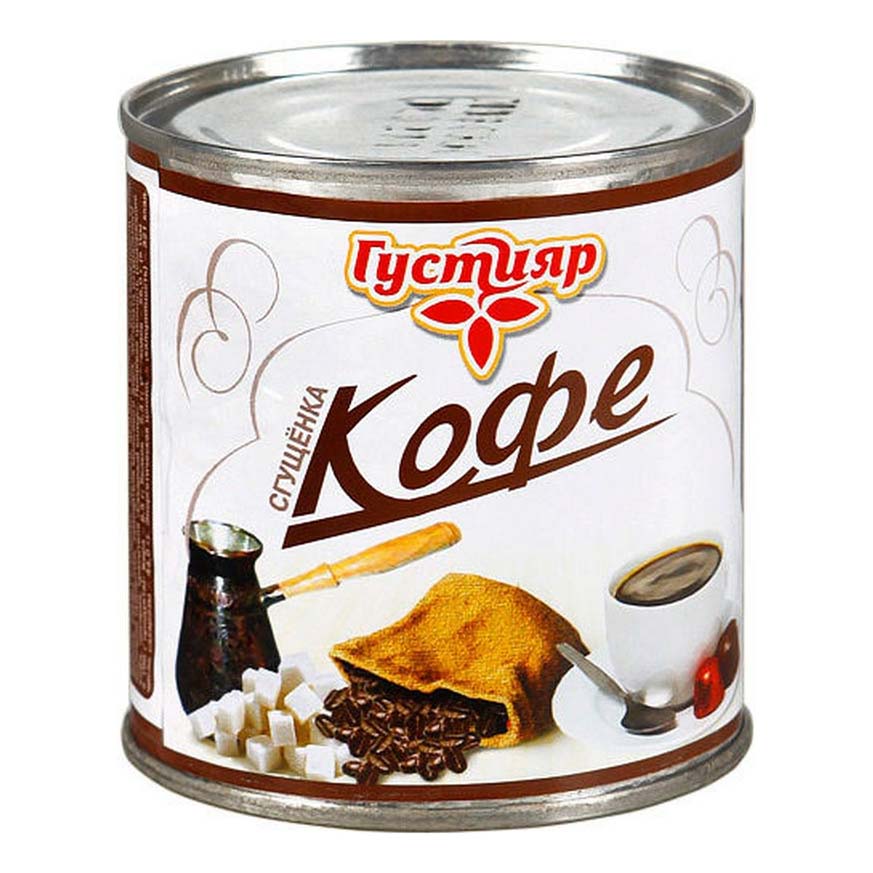 

Молокосодержащий продукт Густияр Сгущенка с сахаром и кофе 8,5% СЗМЖ 380 г