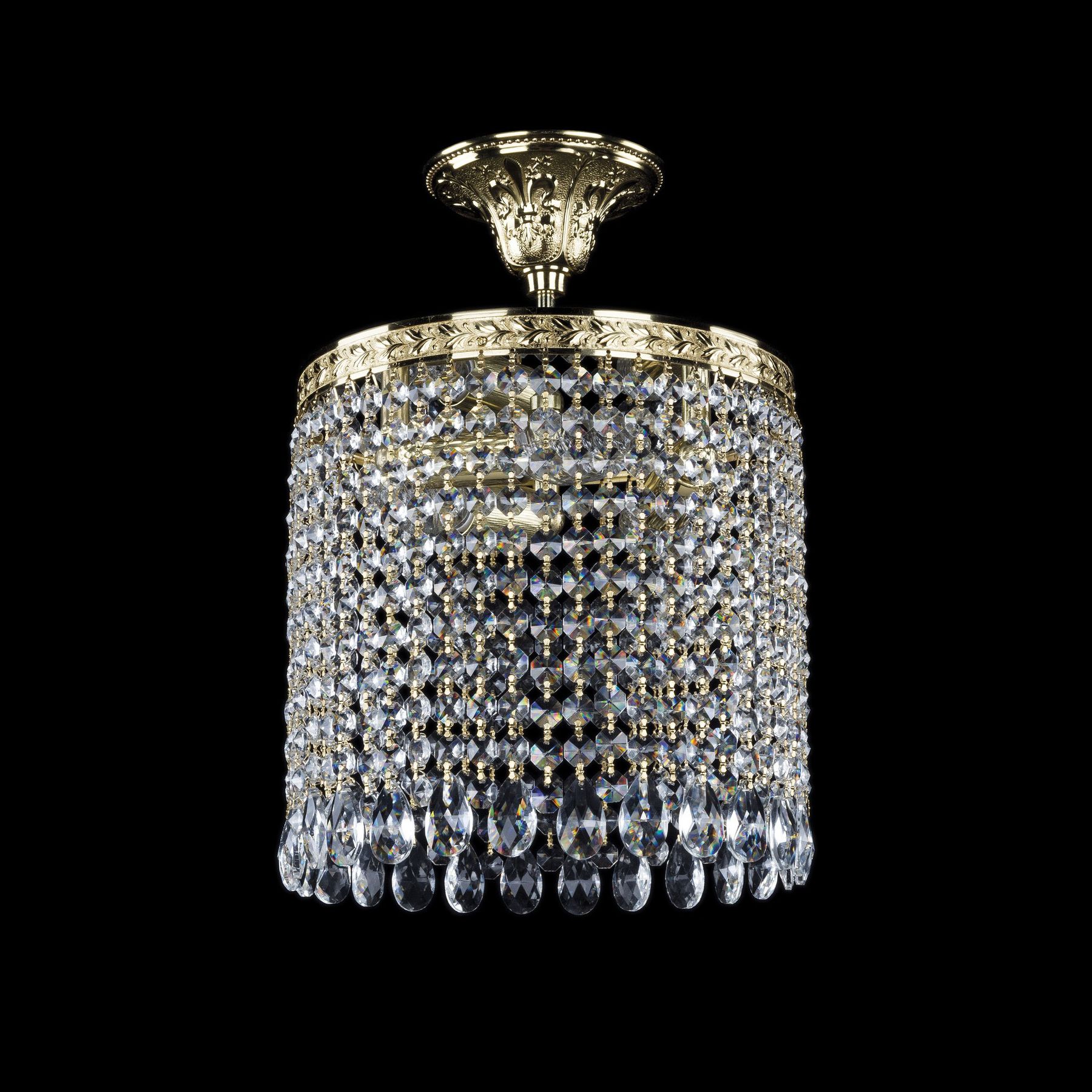 фото Люстра хрустальная подвесная 19201/25iv g bohemia ivele crystal