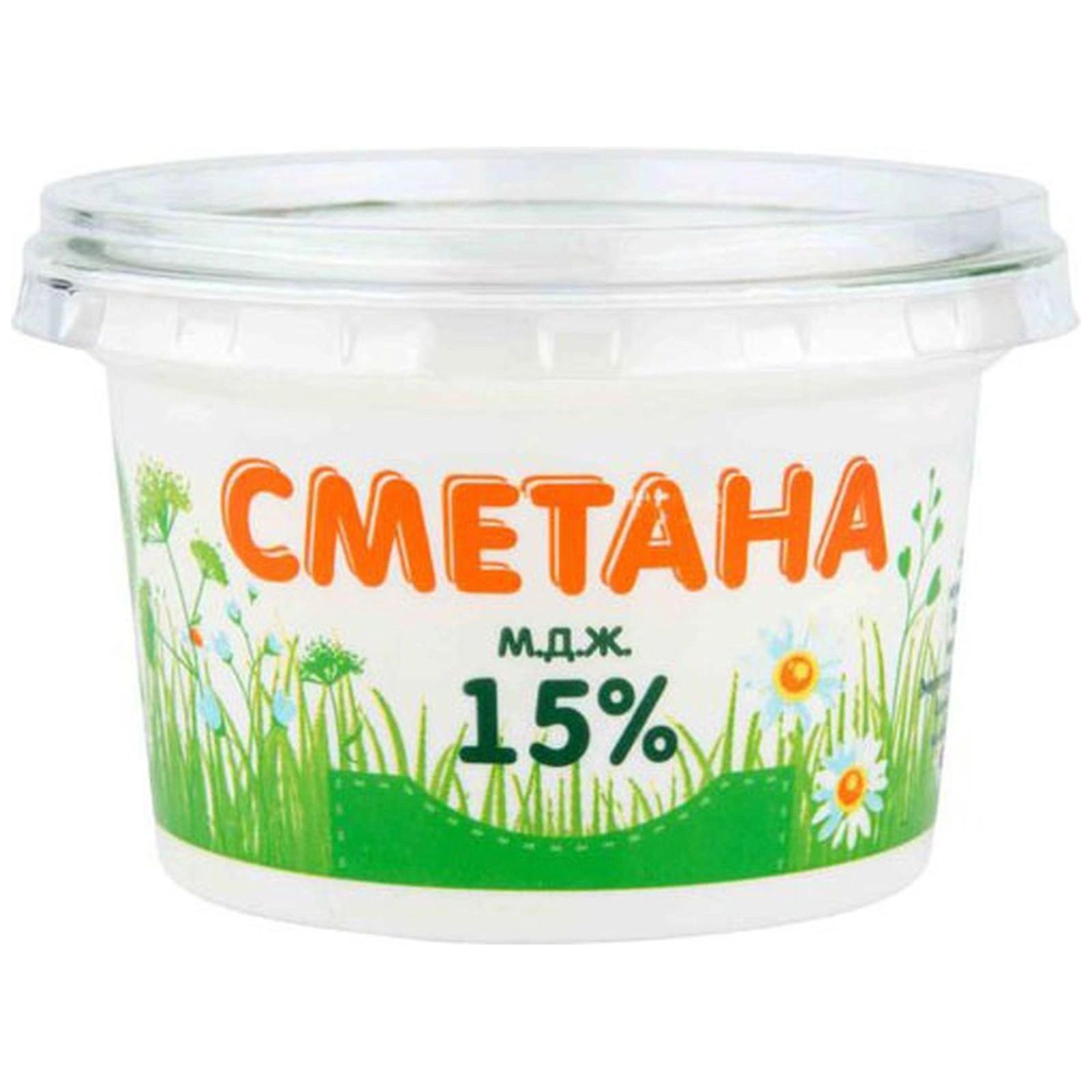 

Сметана Старицкий Молочник 15% БЗМЖ 200 г