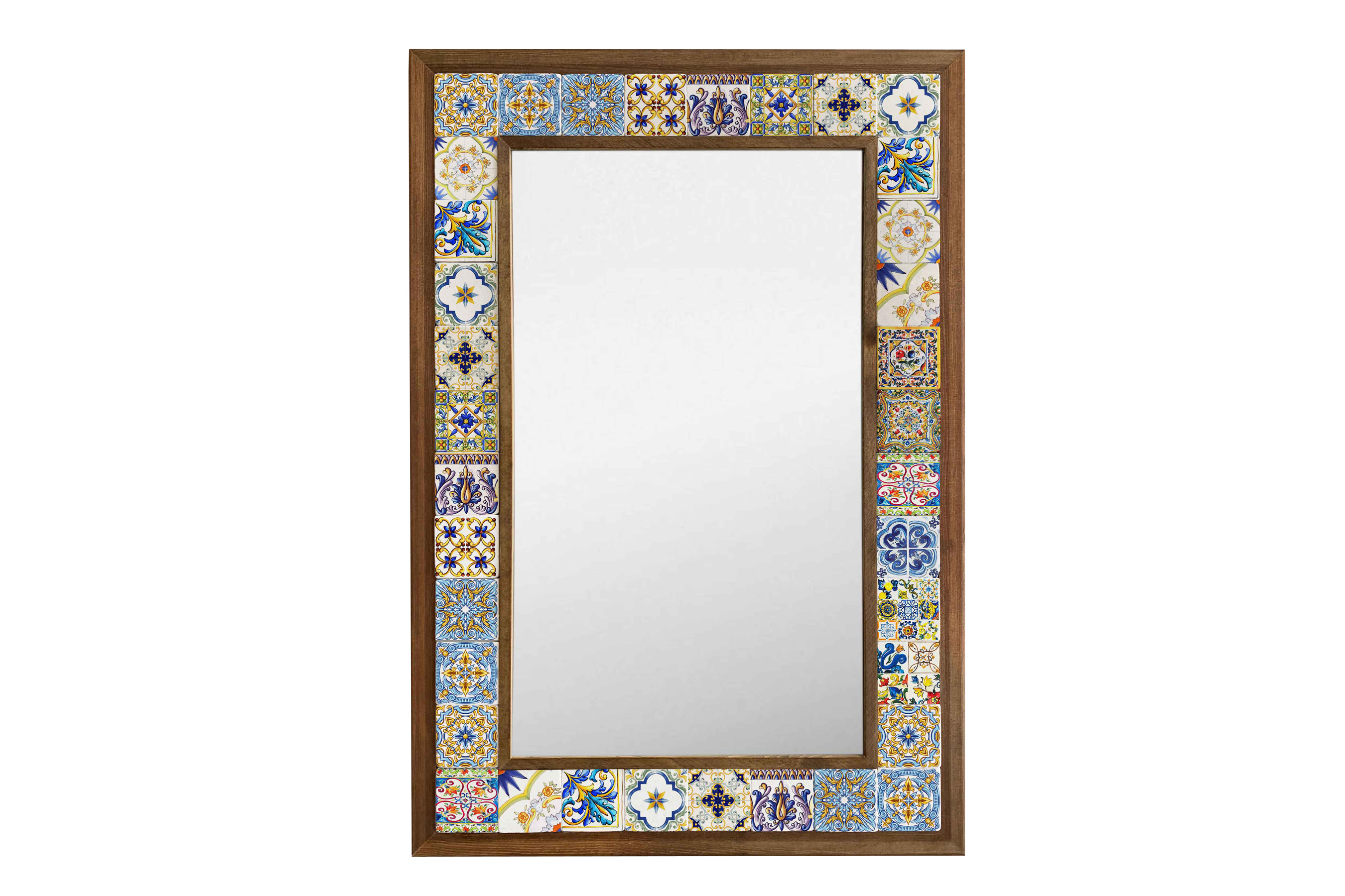 

Зеркало декоративное Oscar Stone Decor 038 43x63x2,5, Разноцветный, AYN-mirror-decor-43-63