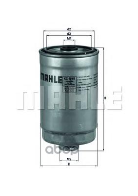 

Фильтр топливный Mahle/Knecht KC1011, KC1011