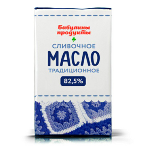 фото Сливочное масло бабулины продукты 82,5% бзмж 180 г