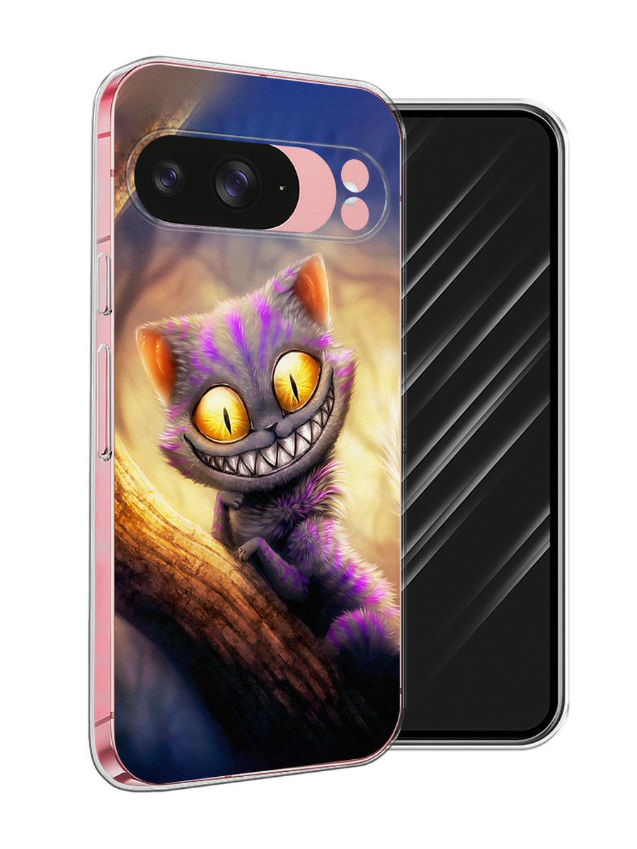 

Чехол Awog на Google Pixel 9 "Cheshire Cat", Фиолетовый;желтый, 271950-1