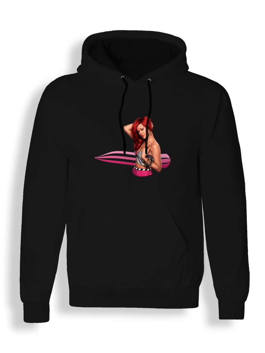 

Худи унисекс СувенирShop Рианна/Rihanna 4 черное 4XL, "Рианна/Rihanna" 4