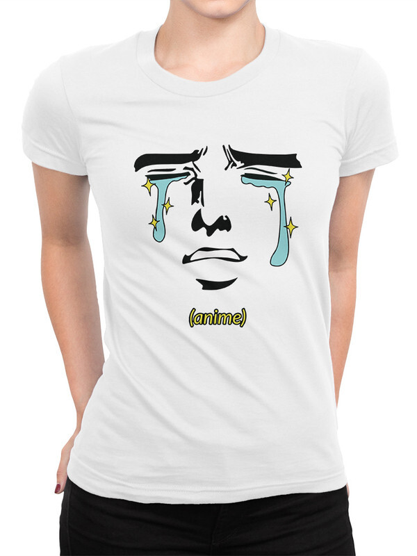 фото Футболка женская dream shirts аниме лицо белая 3xl