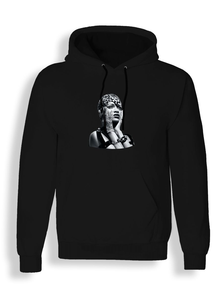 

Худи унисекс СувенирShop Рианна/Rihanna 5 черное L, "Рианна/Rihanna" 5