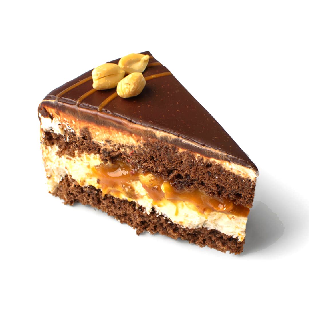 Торт Шоколадная долина бисквитный с карамельным кремом 780 г