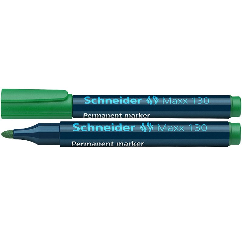 Маркер перманентный Schneider 1-3мм круглый Maxx 130 зеленый