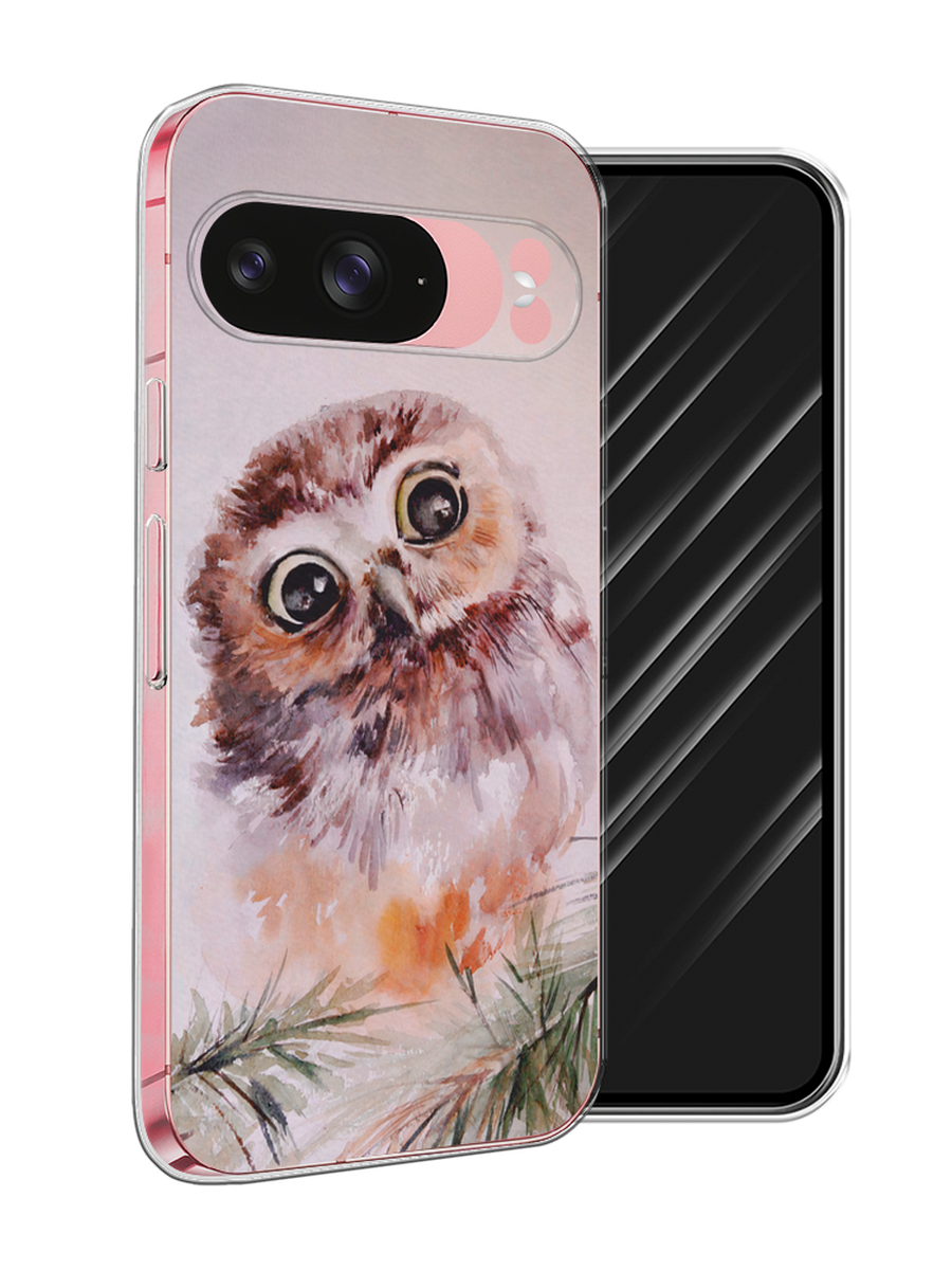 

Чехол Awog на Google Pixel 9 "Сова на розовом", Розовый;коричневый, 271950-1