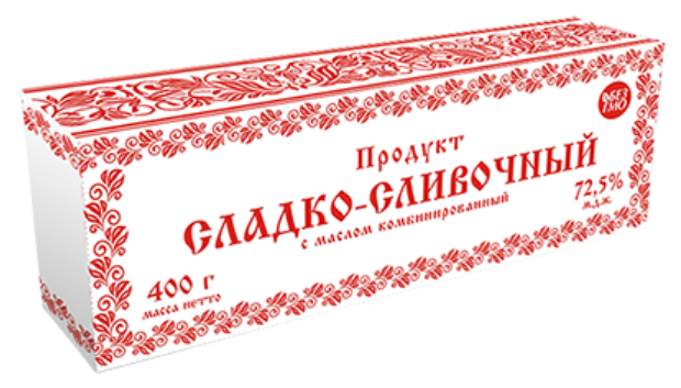 фото Продукт сладкосливочный купавушка с маслом комбинированный 72,5% сзмж 400 г