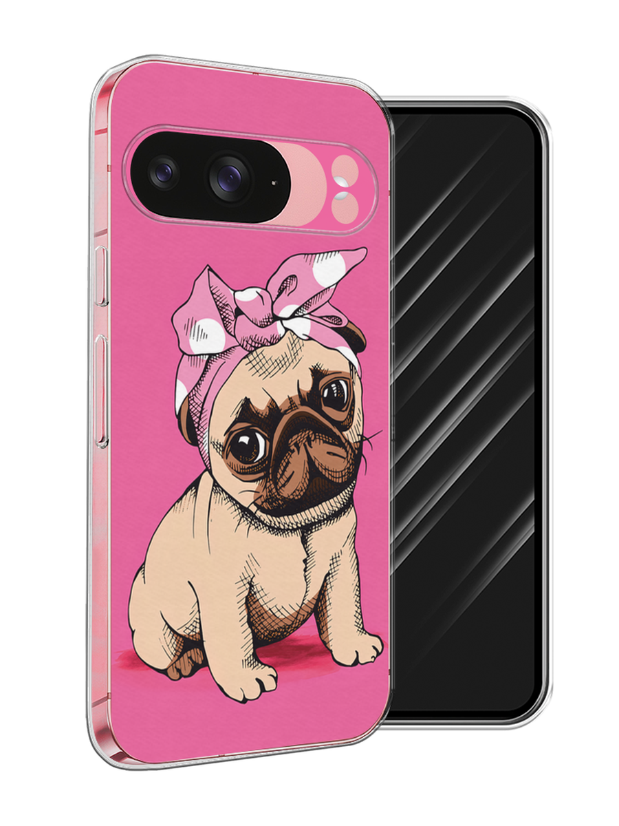 

Чехол Awog на Google Pixel 9 "Dog Pin-Up", Розовый;бежевый, 271950-1