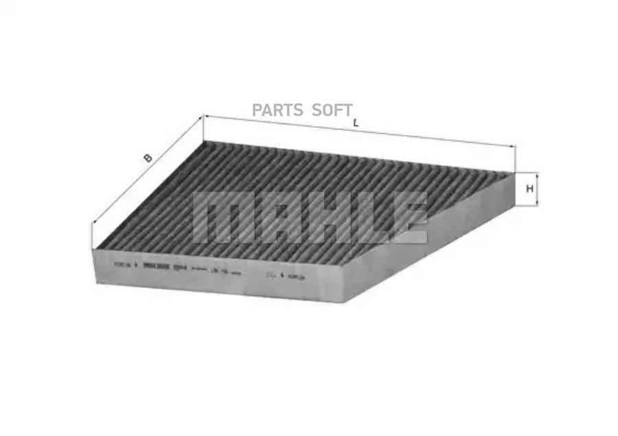 

Фильтр салонный Mahle/Knecht LAK156, LAK156