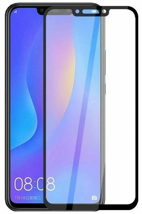 

Защитное стекло для Huawei Nova 3i полное покрытие, черный