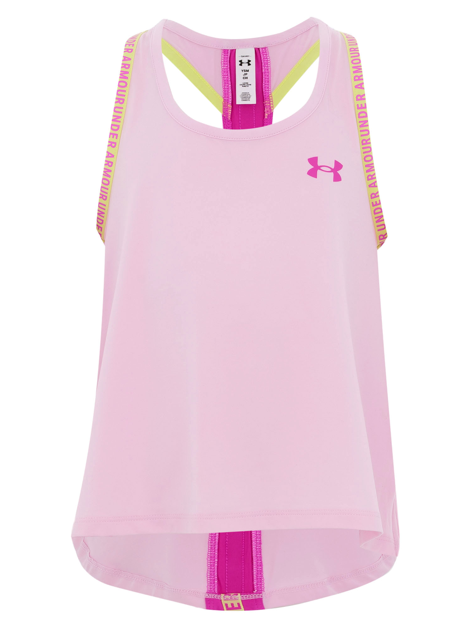 Майка детская Under Armour Knockout, розовый, 134 майка женская under armour 2 in 1 knockout tank sp