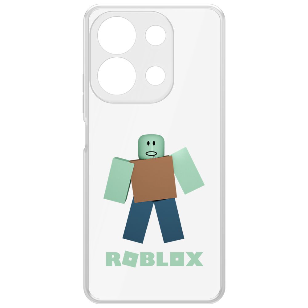 

Чехол-накладка Krutoff Clear Case Roblox-Зомби для Xiaomi Redmi Note 13 4G, Прозрачный