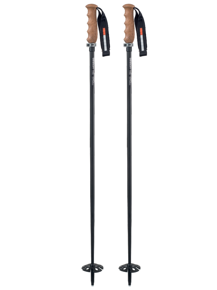 Горнолыжные палки Season Pole 2021, black, 140 см