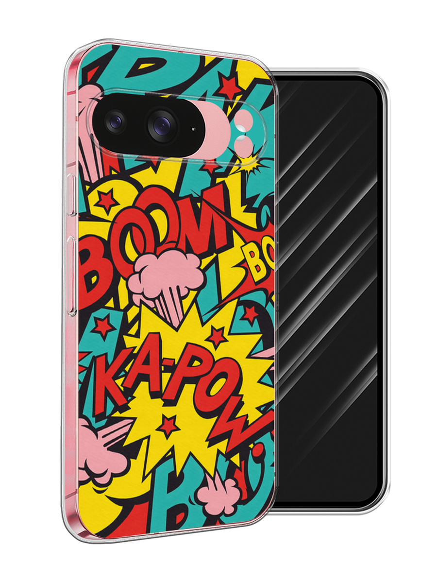 

Чехол Awog на Google Pixel 9 "Постер pop art", Бирюзовый;желтый;красный, 271950-1