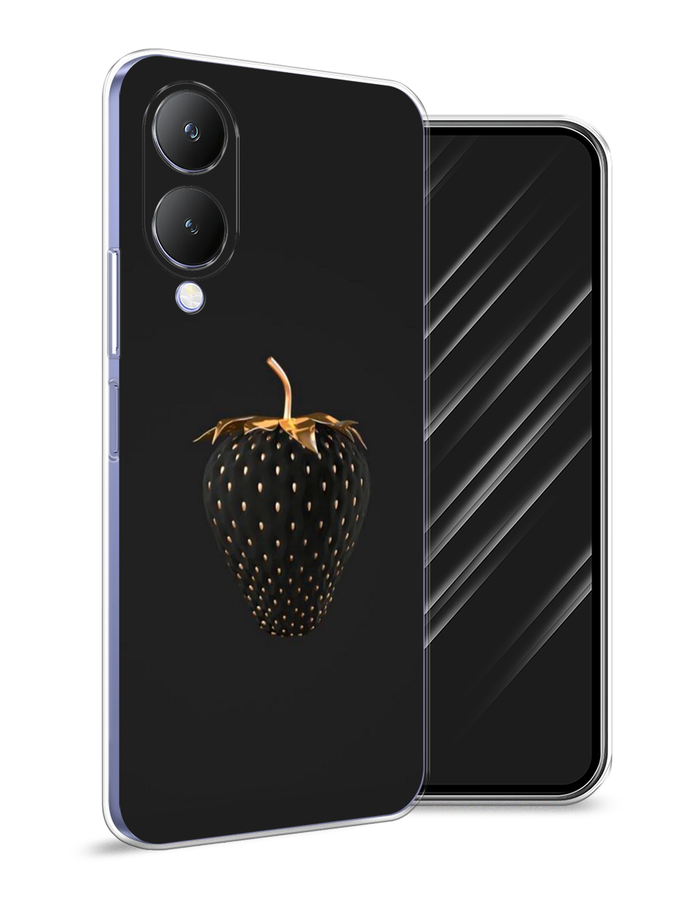 

Чехол Awog на Vivo Y17s "Черно-золотая клубника", Черный;золотистый, 269850-1