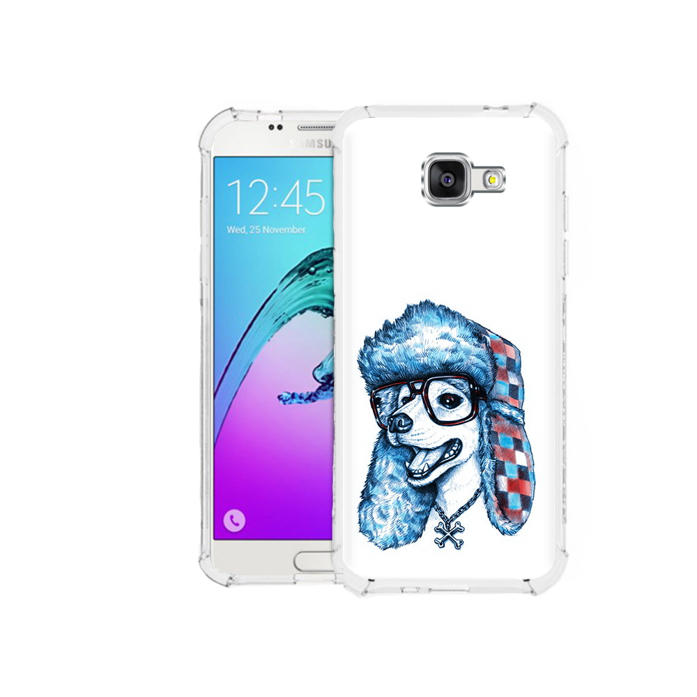 

Чехол MyPads Tocco для Samsung Galaxy A5 (2016) зимний пес (PT25252.581.362), Прозрачный, Tocco