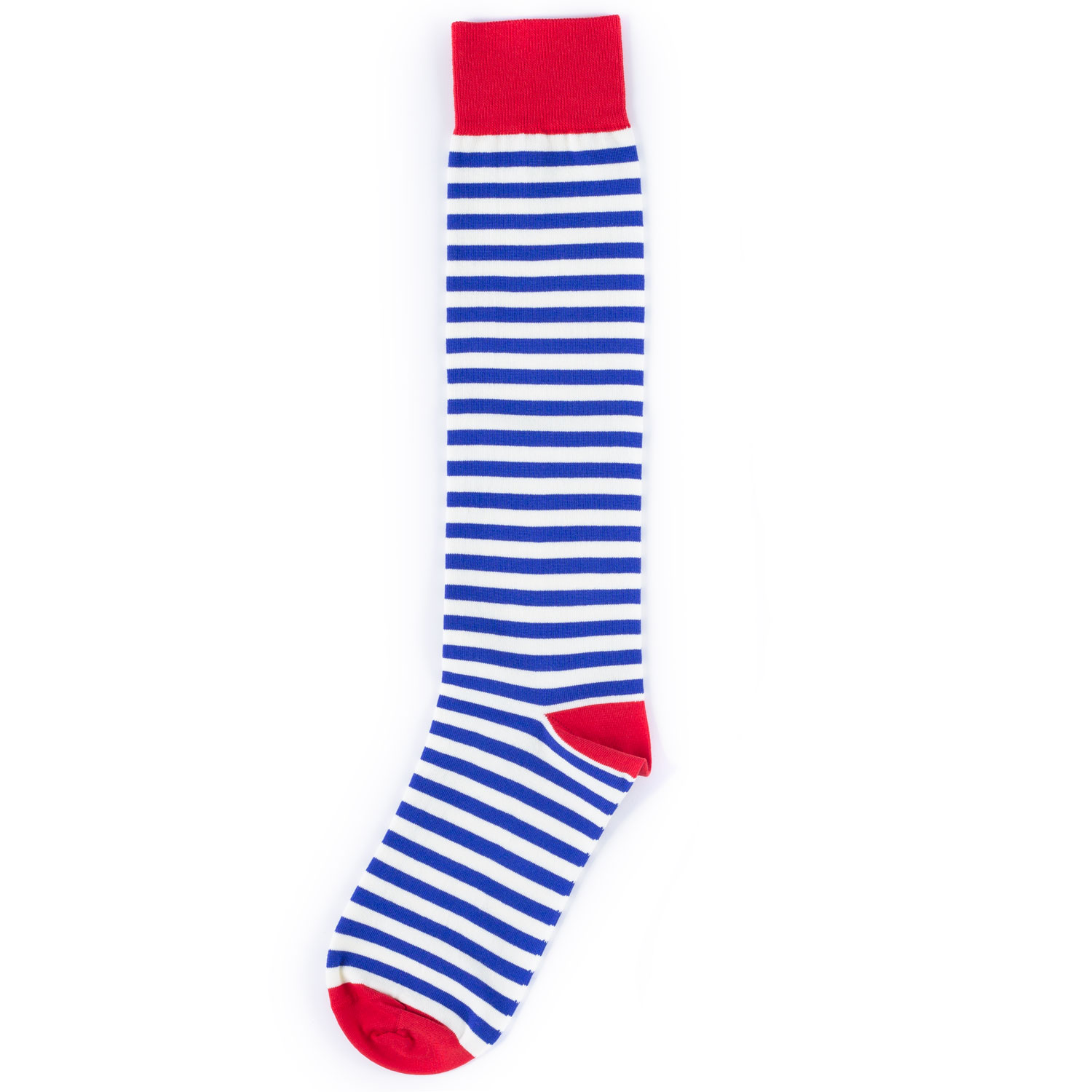 фото Носки унисекс st.friday socks bh_high_knees_stripesredblue разноцветные 39-41