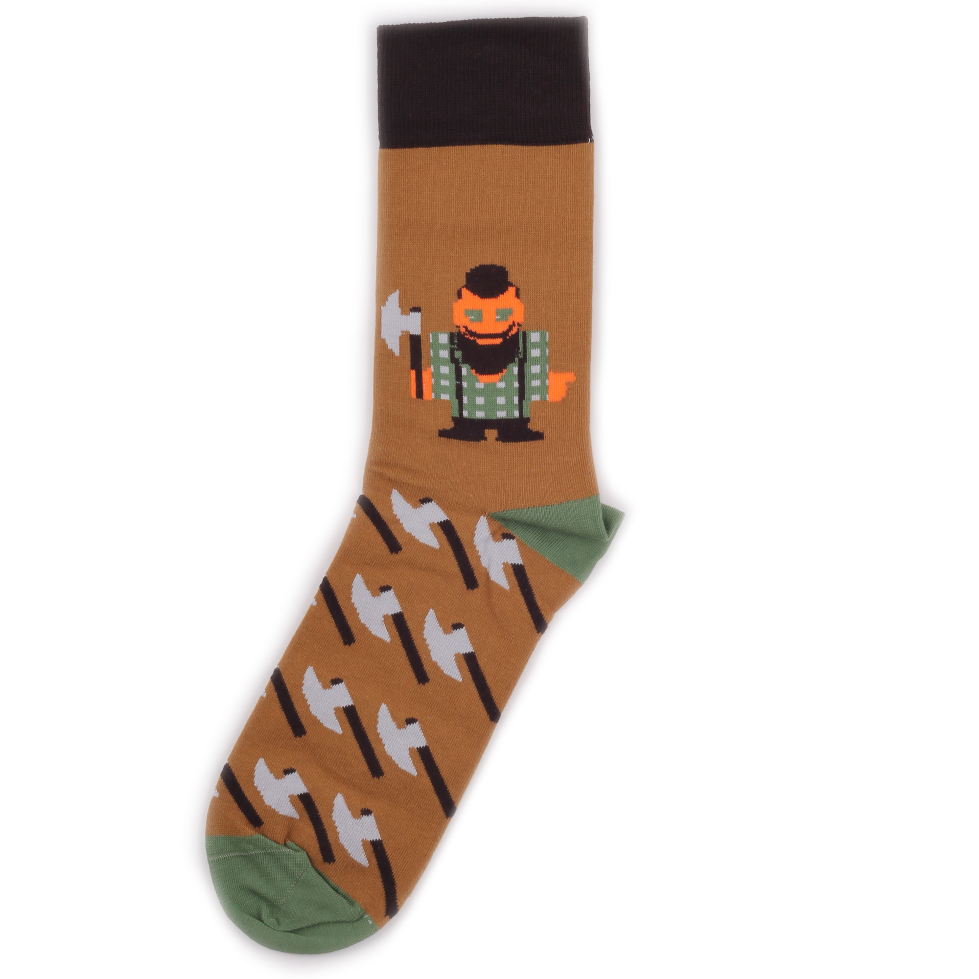 Носки унисекс St.Friday Socks BH_LumberjackBrown разноцветные 36-38