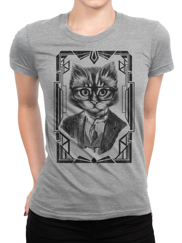 

Футболка женская Dream Shirts Кэтсби серая L, Кэтсби