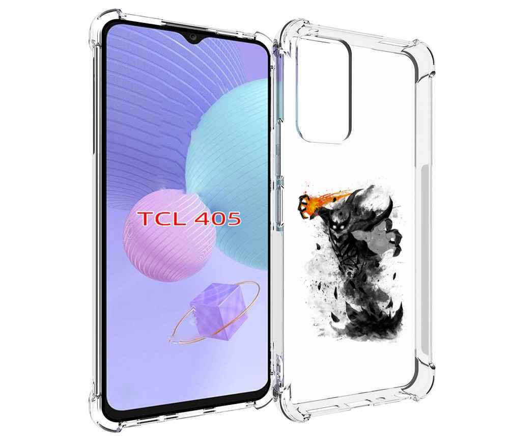 

Чехол MyPads nevermore черно белый для TCL 405, Tocco