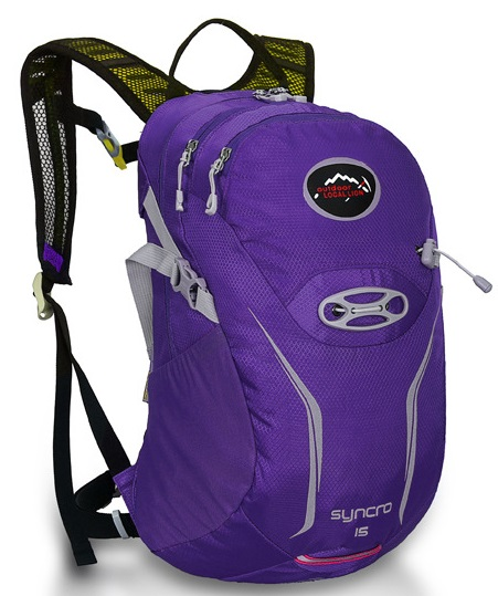 Велосипедный рюкзак Outdoor locallion Syncoro, 15 л, цвет фиолетовый