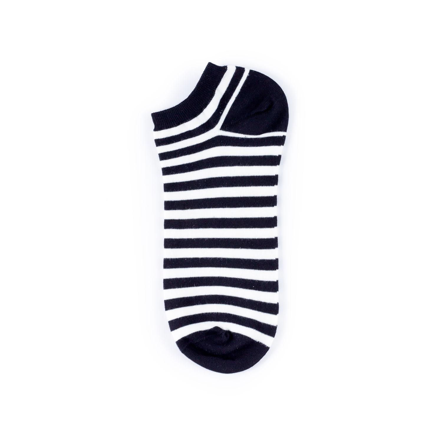 Носки унисекс St.Friday Socks BHAnkleStripe_BlackWhite разноцветные 42-46