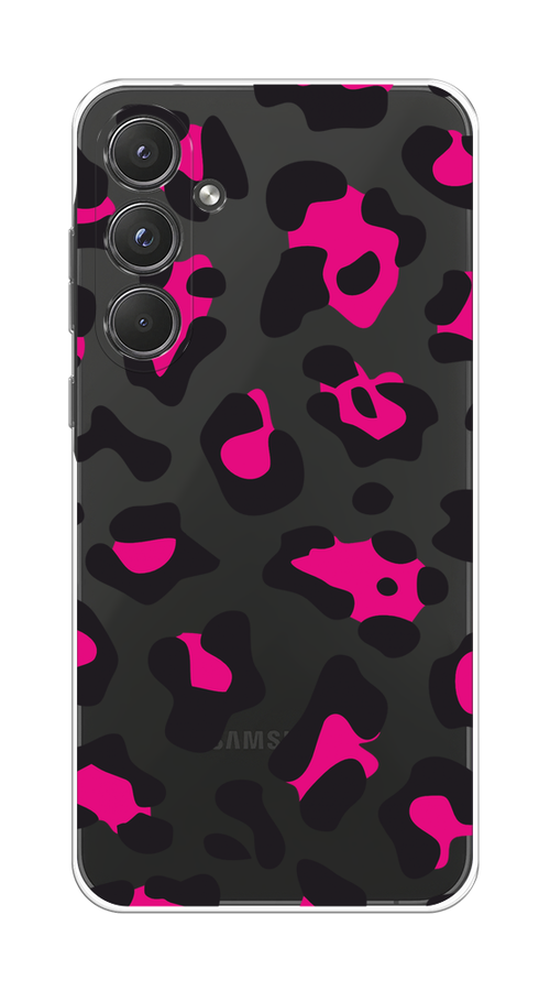 

Чехол на Samsung Galaxy A55 5G "Pink cow spots", Черный;розовый, 2109450-1