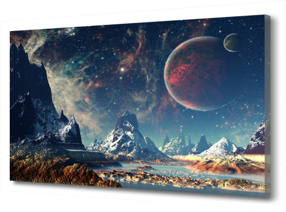 

Картина на холсте Космический пейзаж PRC-744 (75x50см). Натуральный холст