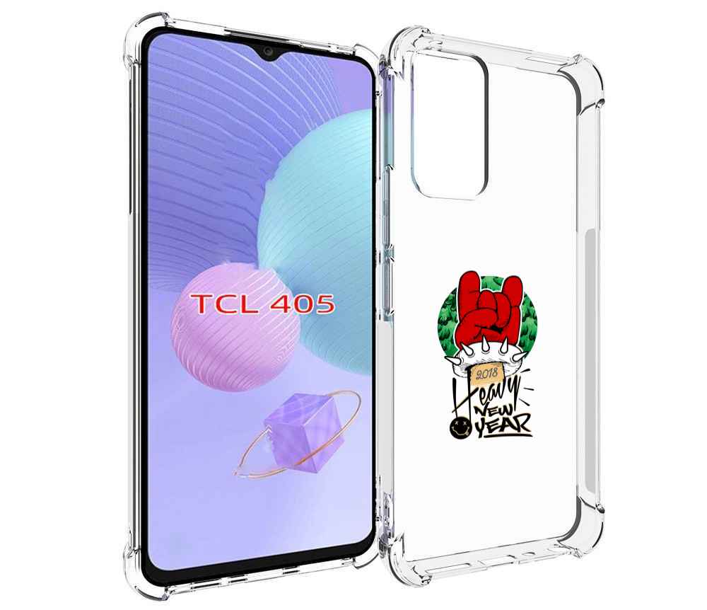 

Чехол MyPads Гангстер новый год для TCL 405, Tocco