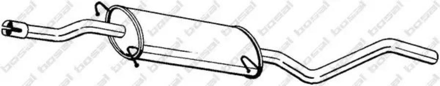 

Резонатор Mercedes Viano/Vito/Vito / Mixto 03>14 BOSAL 287433