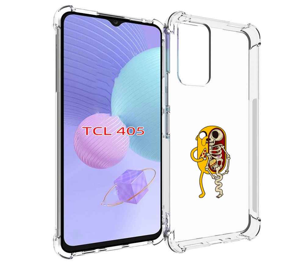 

Чехол MyPads Джейк скелет для TCL 405, Tocco