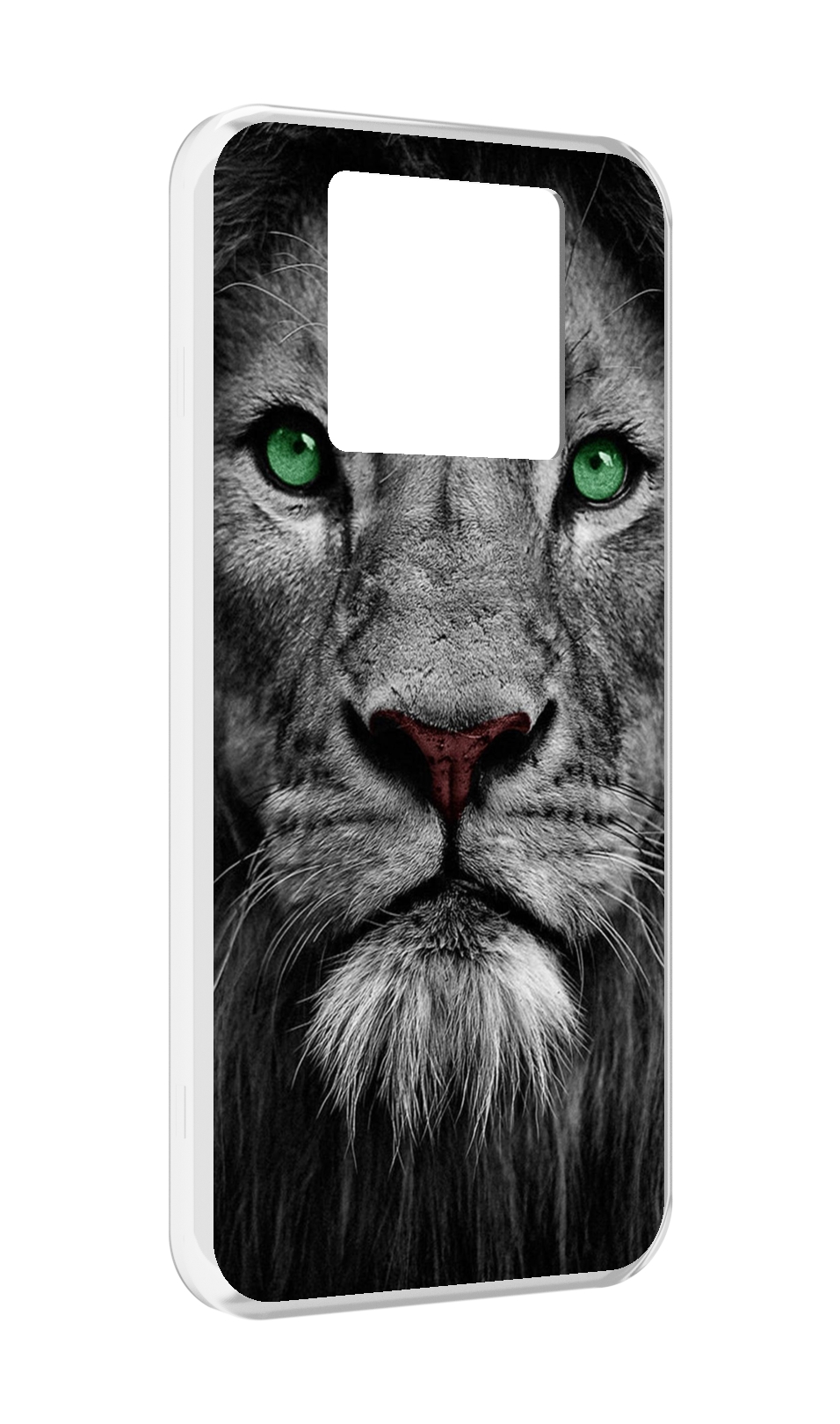 

Чехол MyPads Лев-зеленоглазый мужской для Black Shark 3 5G / Black Shark 3S, Прозрачный, Tocco