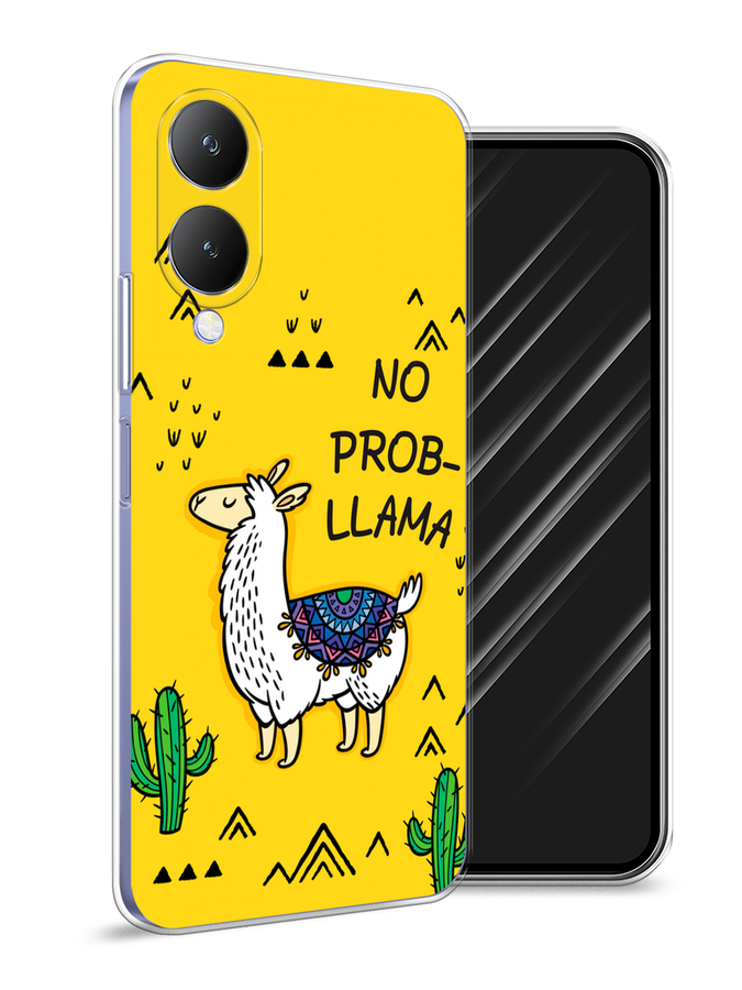 

Чехол Awog на Vivo Y17s "No probLLama", 269850-1