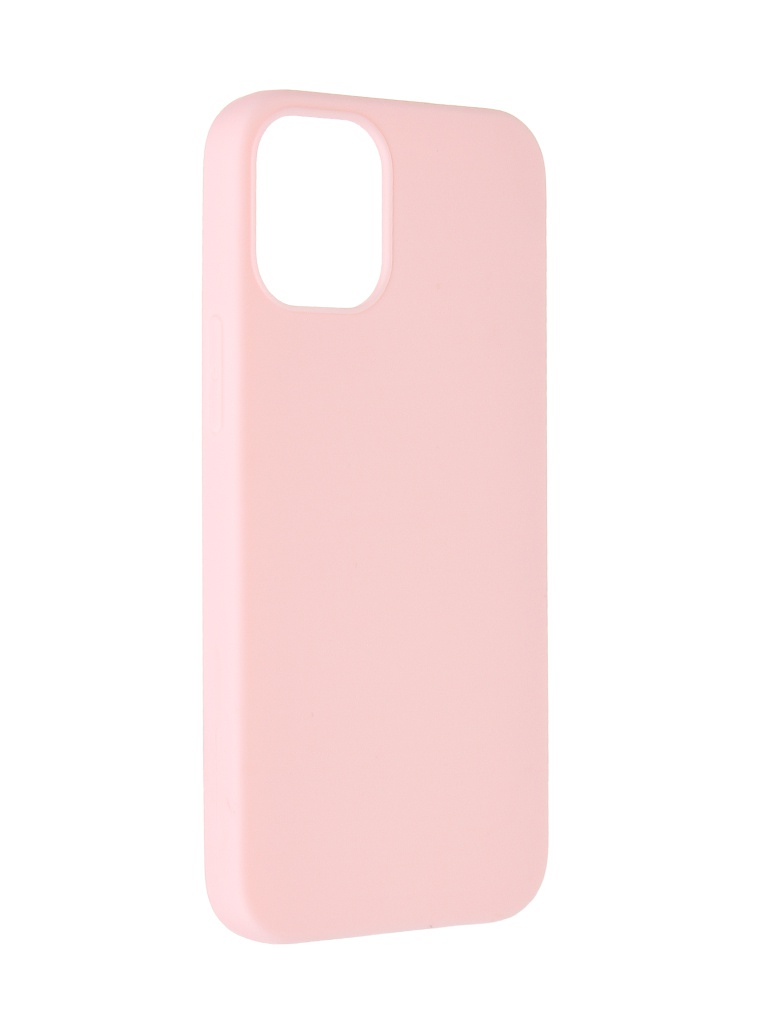 фото Чехол alwio для apple iphone 12 mini soft touch light pink asti12mpk