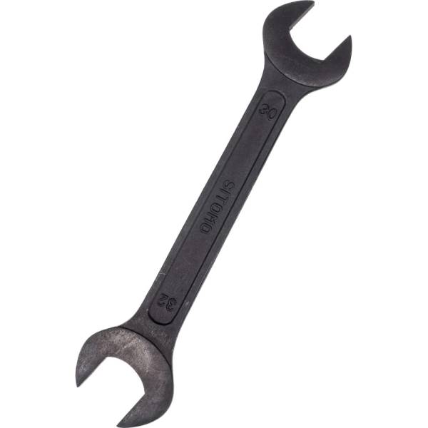 

Гаечный рожковый двусторонний ключ SITOMO 30х32 окс. 28924