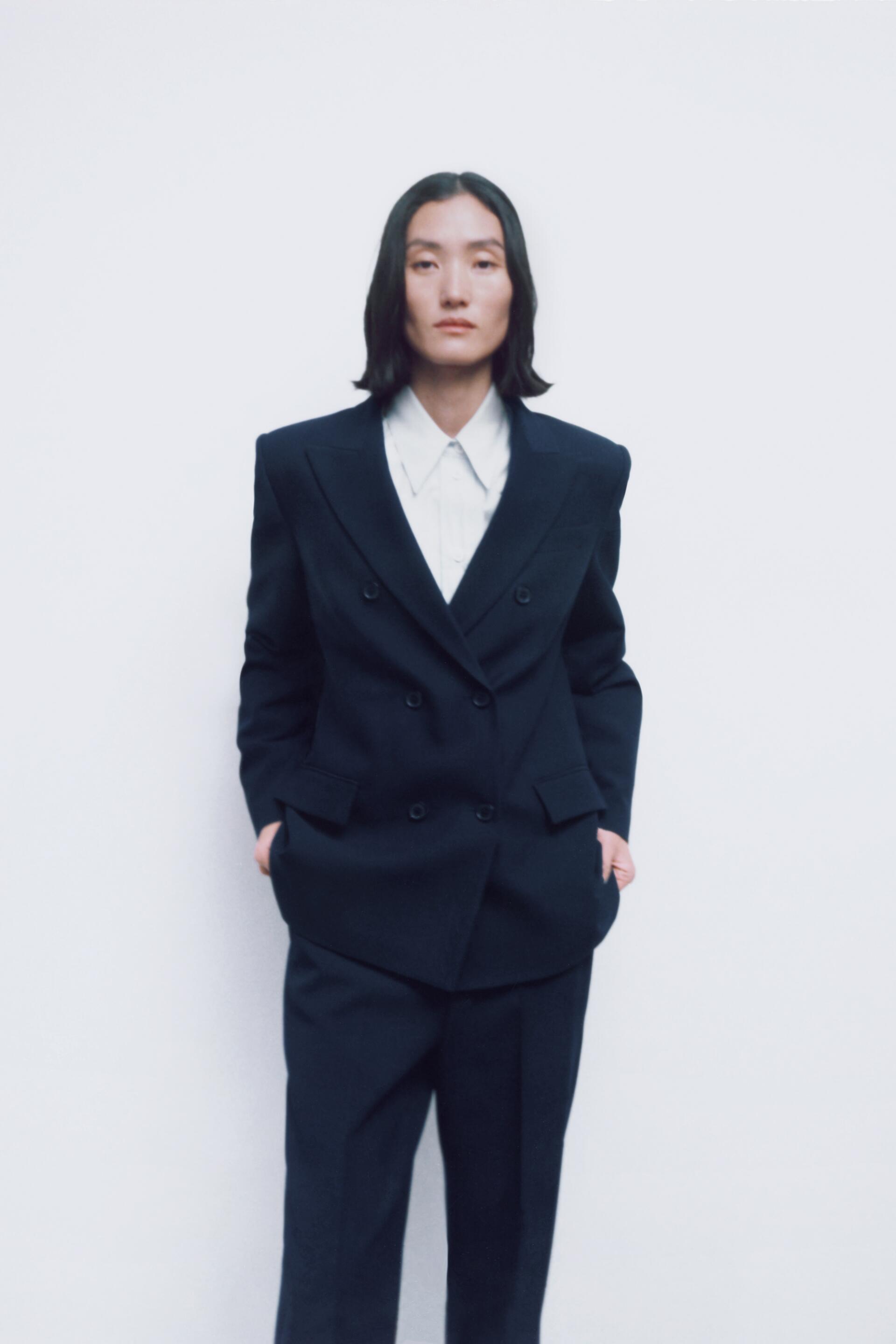 

Пиджак женский ZARA 02297707 синий 2XL (доставка из-за рубежа), 02297707