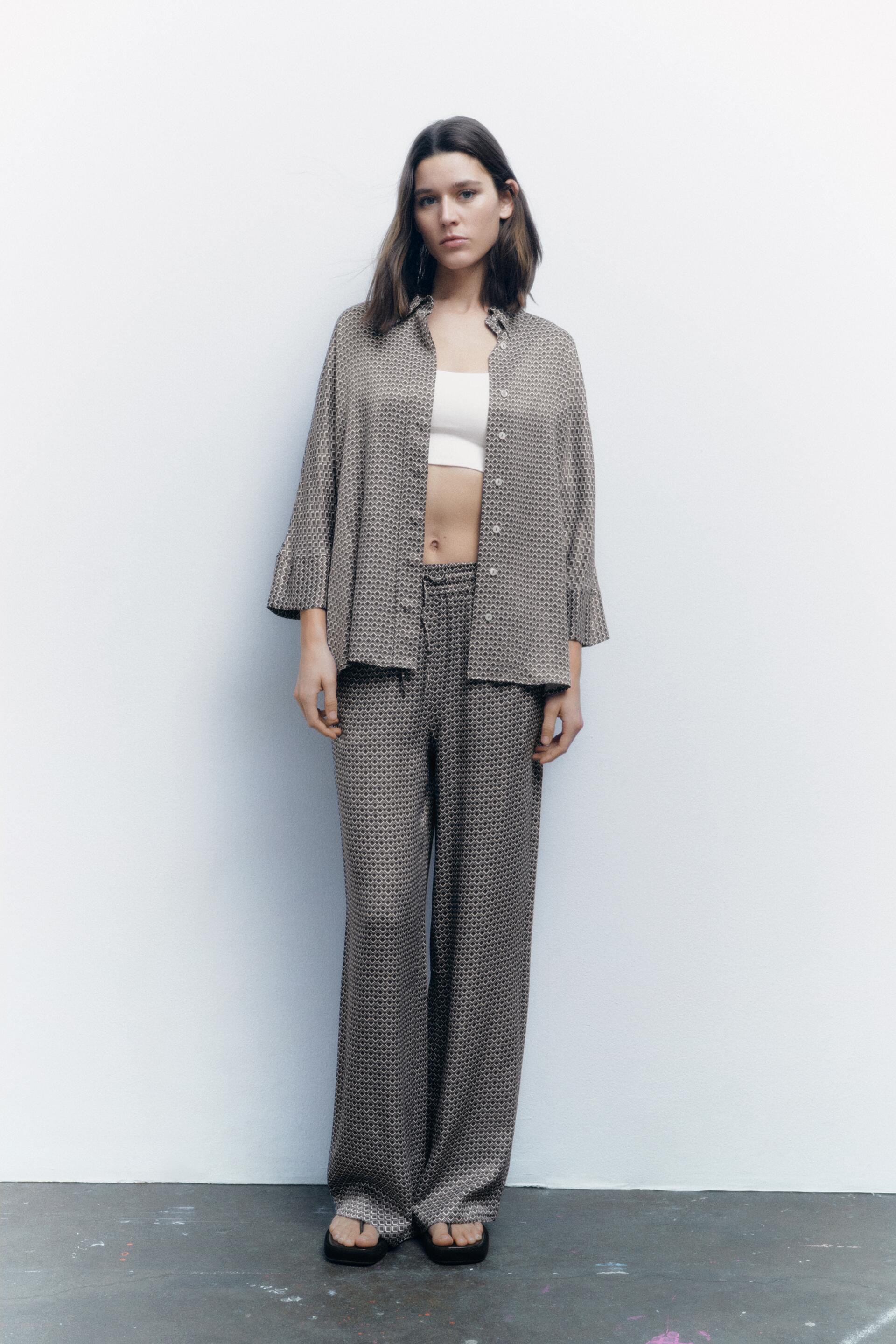 

Брюки женские ZARA 02298021 разноцветные M (доставка из-за рубежа), Разноцветный, 02298021