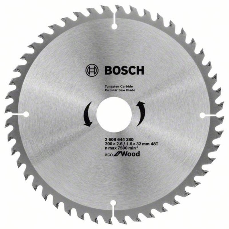 фото Пильный диск eco wo 200x32-48t 2608644380 bosch