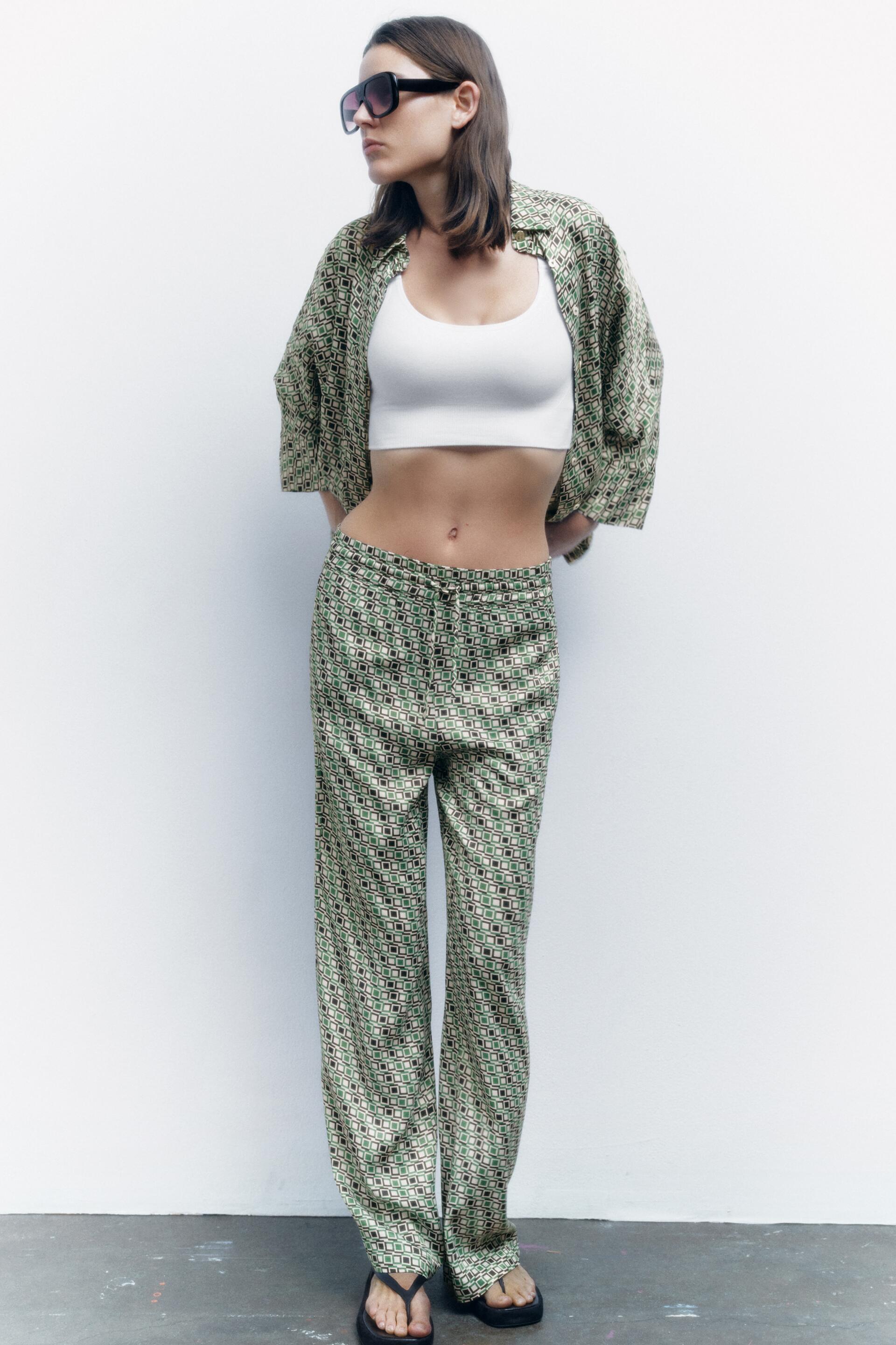 

Брюки женские ZARA 02298022 разноцветные XL (доставка из-за рубежа), 02298022