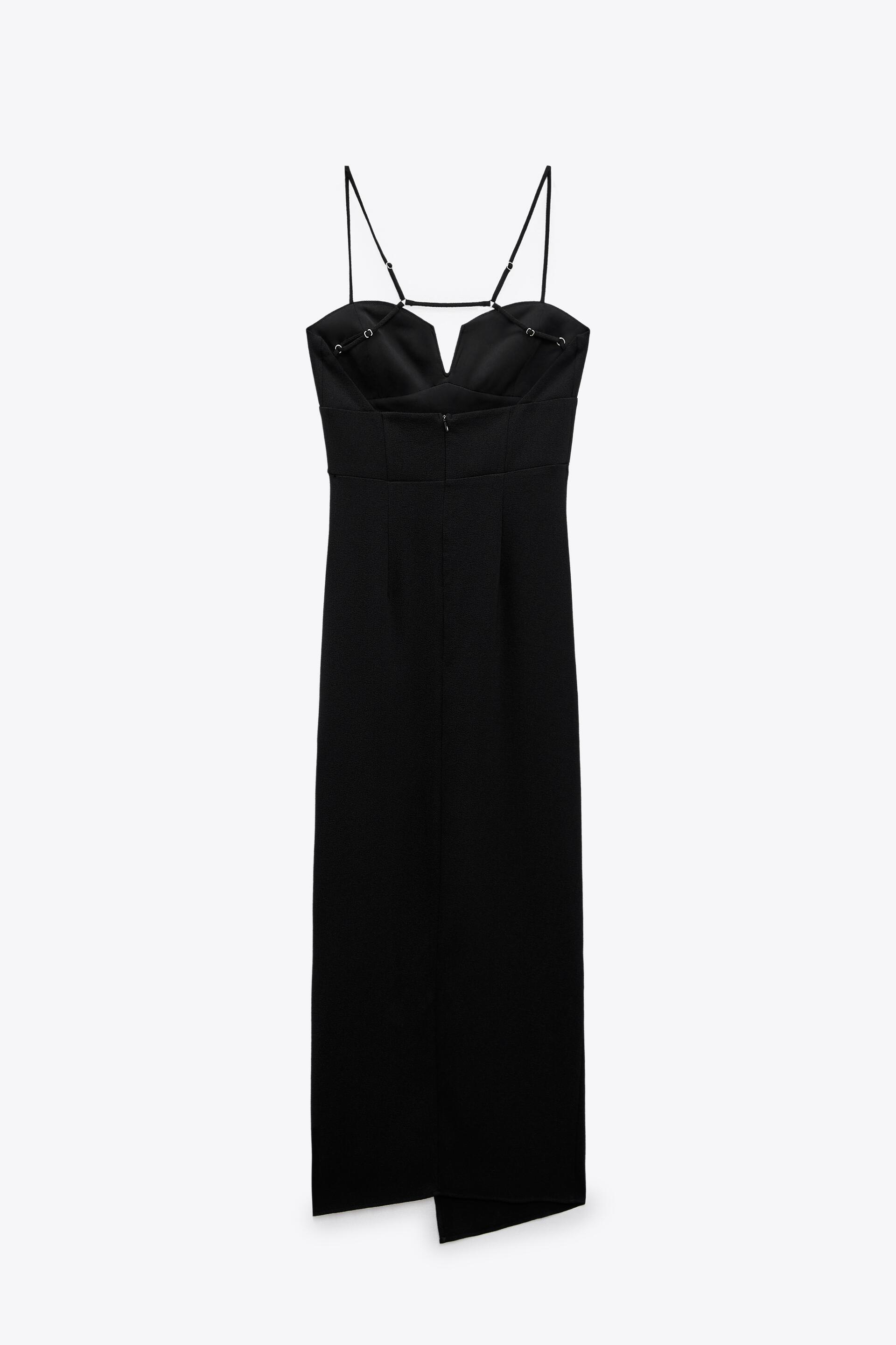 

Платье женское ZARA 02298056 черное S (доставка из-за рубежа), Черный, 02298056