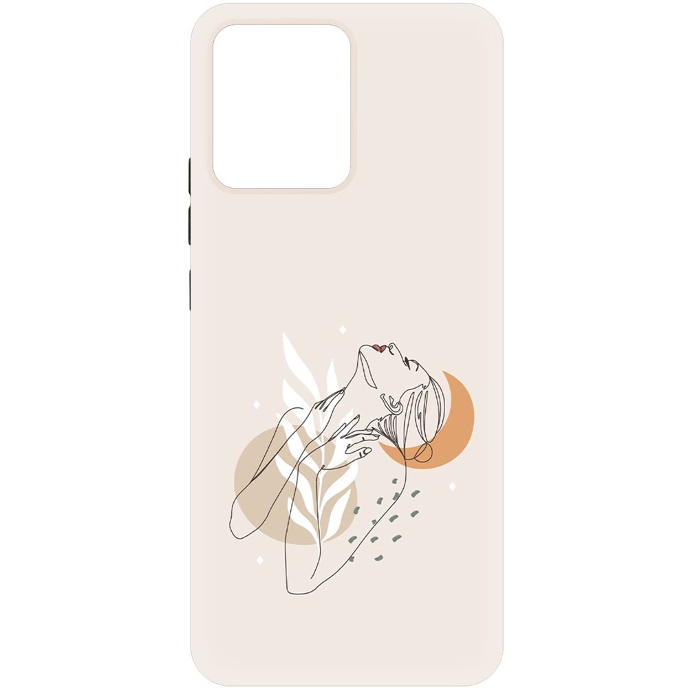 

Чехол-накладка Krutoff Soft Case Женственность для Realme Narzo 50i Prime черный
