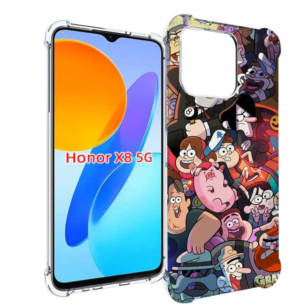 

Чехол MyPads гравити-фолз для Honor X8 5G, Прозрачный, Tocco