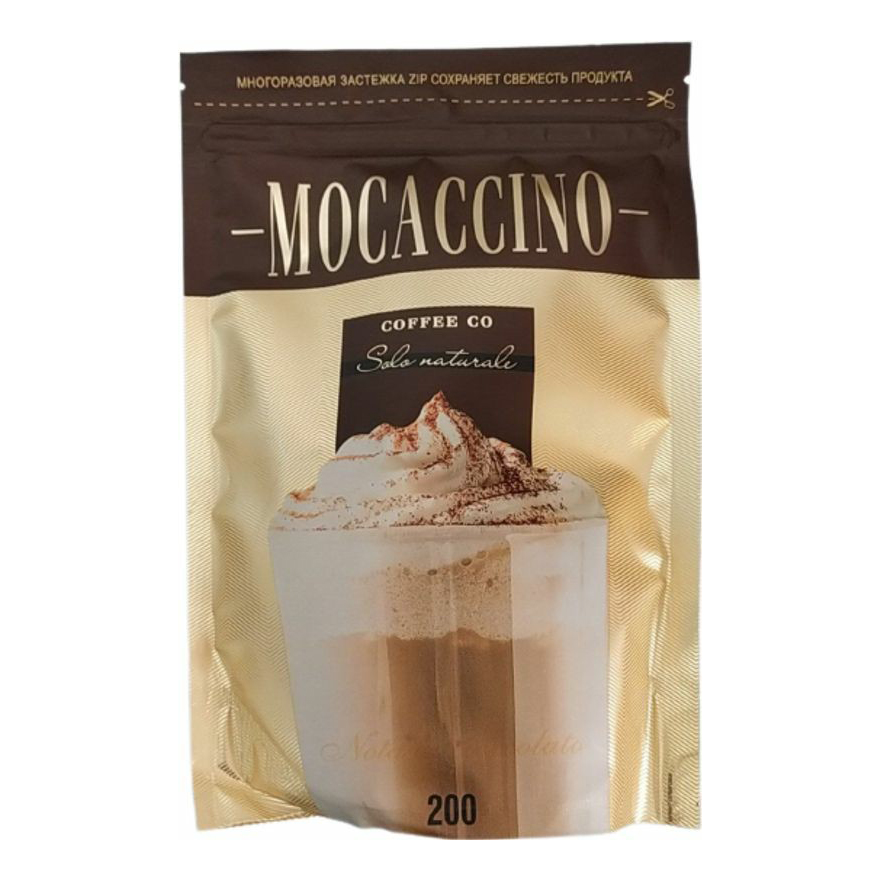 

Кофе Solo Naturale Mocaccino растворимый гранулированный 200 г