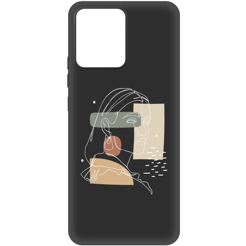 

Чехол-накладка Krutoff Soft Case Уверенность для Realme Narzo 50i Prime черный