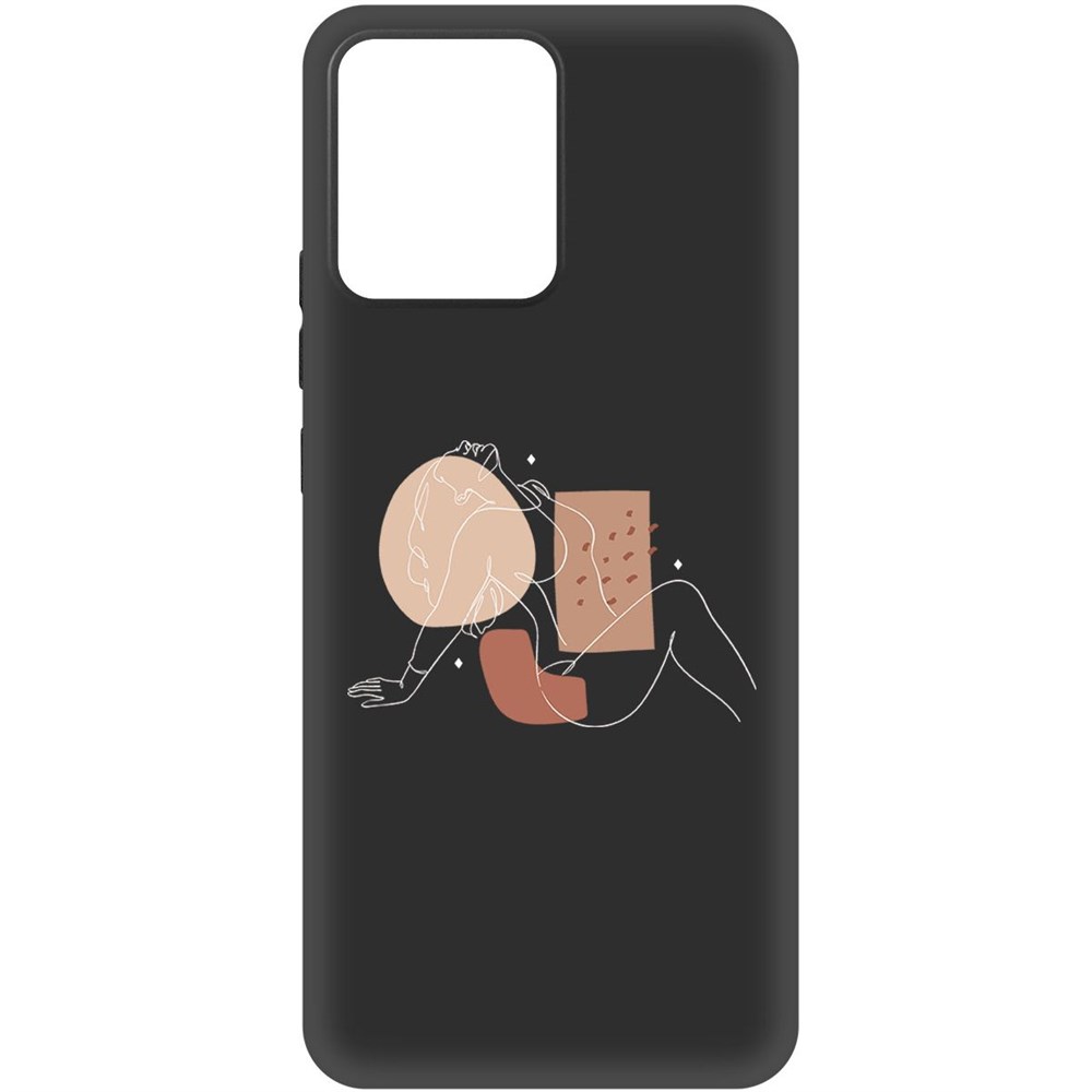 

Чехол-накладка Krutoff Soft Case Чувственность для Realme Narzo 50i Prime черный