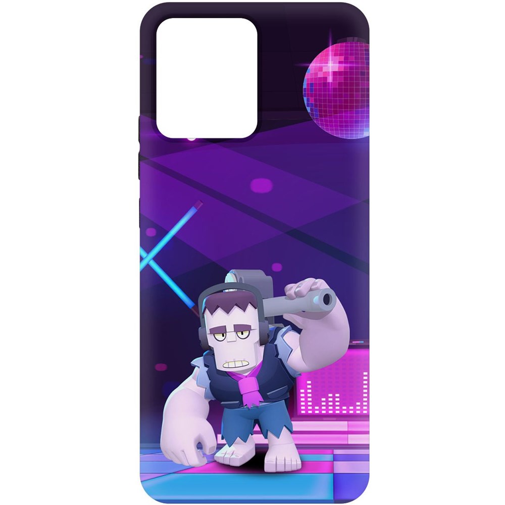 

Чехол-накладка Krutoff Soft Case Brawl Stars - Фрэнк для Realme Narzo 50i Prime черный