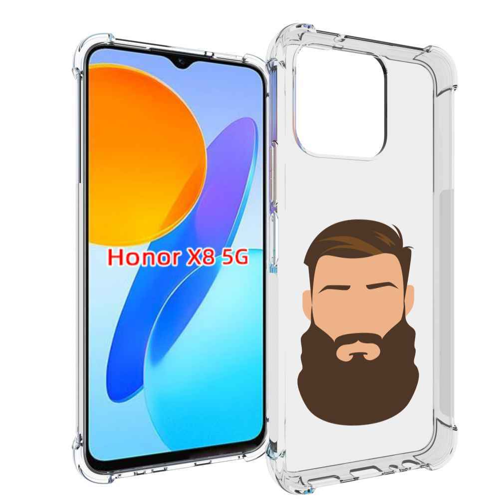 

Чехол MyPads густая-борода для Honor X8 5G, Прозрачный, Tocco